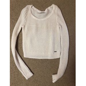 Abercrombie & Fitch Medium white  sweater